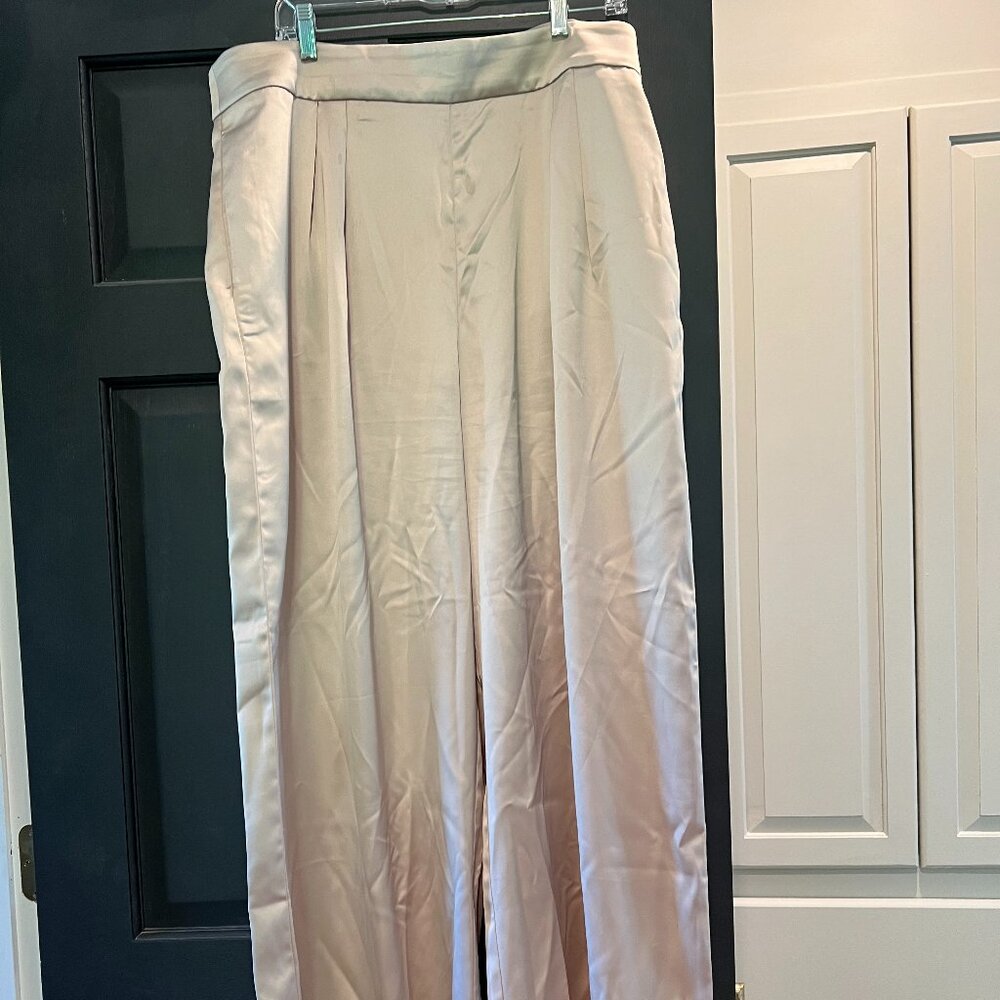 Banana Republic Champagne Silk Pants